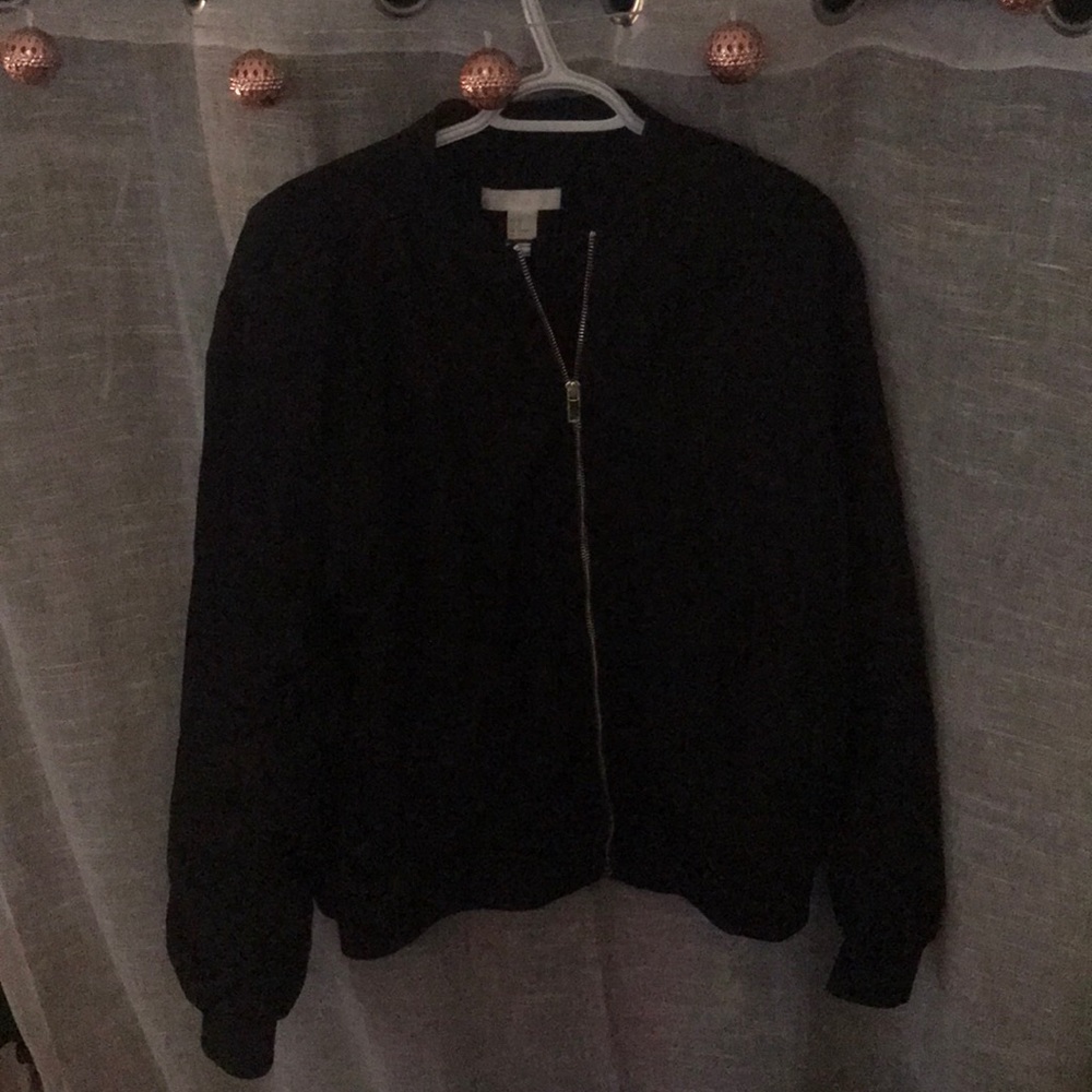 Black Bomber Jacket